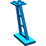 Lego letadlo zadní křídlo 2x4x5, modrá (4142127, 4112242)
